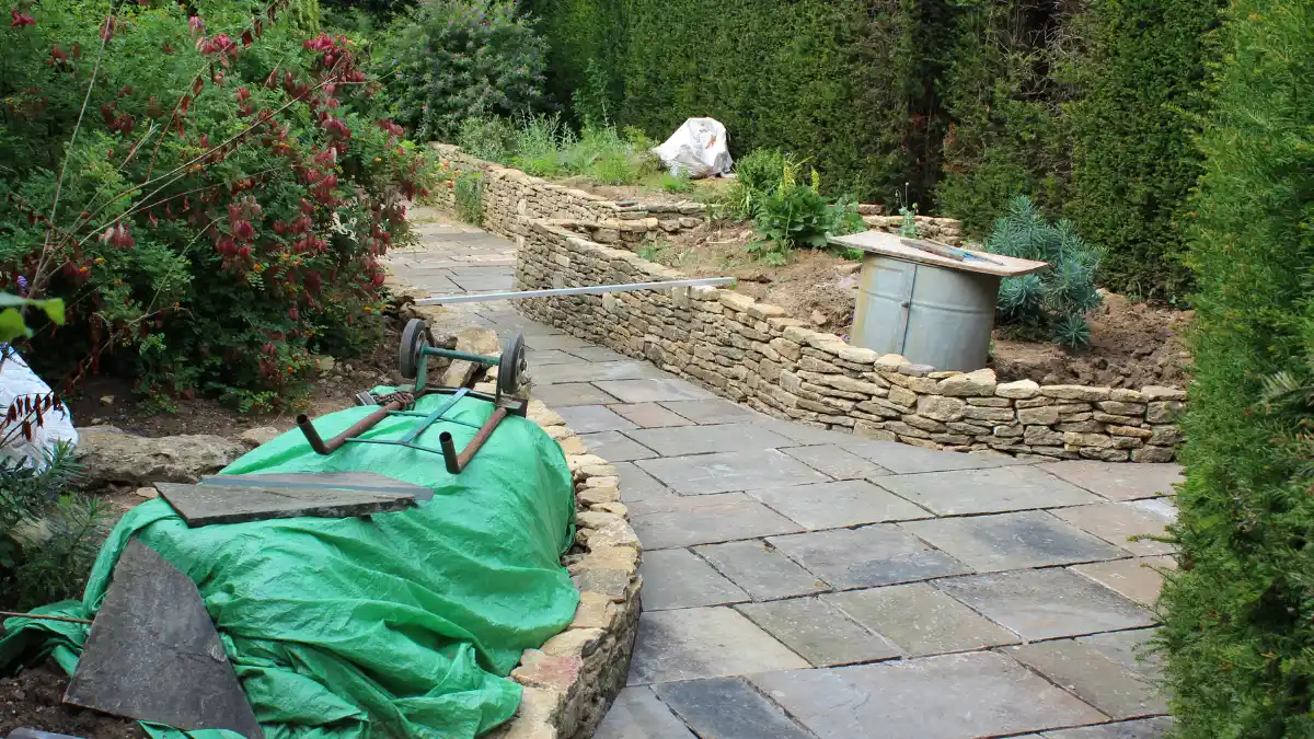 Set Up Hardscaping and Garden Structures